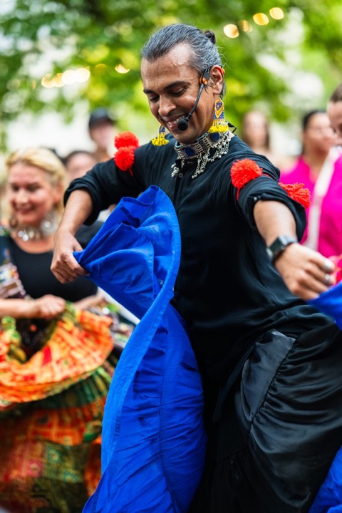 Kalbeliya on the GIDF floor — photo Stijn Dejonckheere
